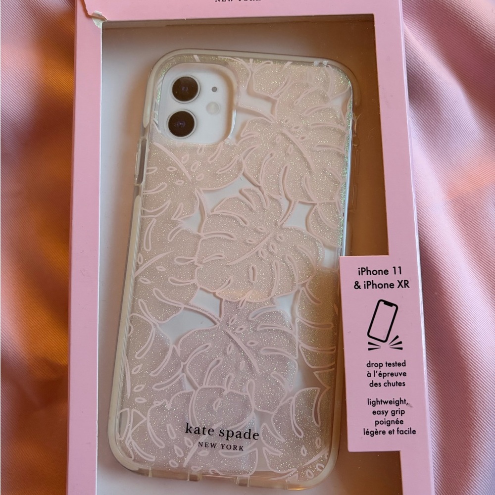 Kate Spade iPhone 11/XR Tropical Leaf Phone Case